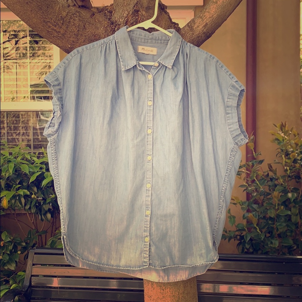 Madewell Central Shirt in Roberta Indigo